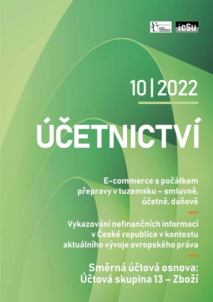 E-magazín Účetnictví 10/2022 - Svaz účetních České republiky, z. s.