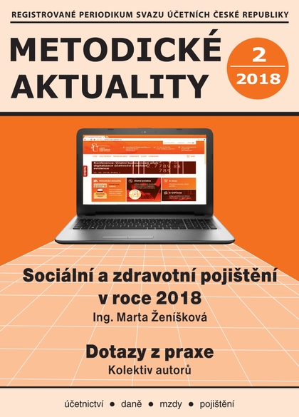 E-magazín Metodické aktuality Svazu účetních 2/2018 - Svaz účetních České republiky, z. s.