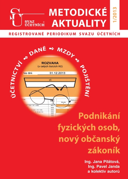 E-magazín Metodické aktuality Svazu účetních 1/2013 - Svaz účetních České republiky, z. s.