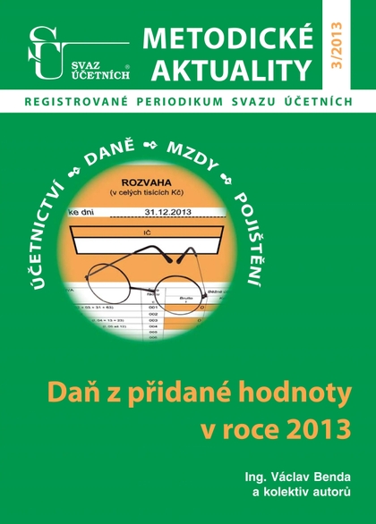 E-magazín Metodické aktuality Svazu účetních 3/2013 - Svaz účetních České republiky, z. s.