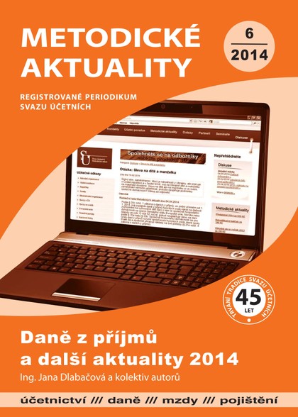 E-magazín Metodické aktuality Svazu účetních 6/2014 - Svaz účetních České republiky, z. s.