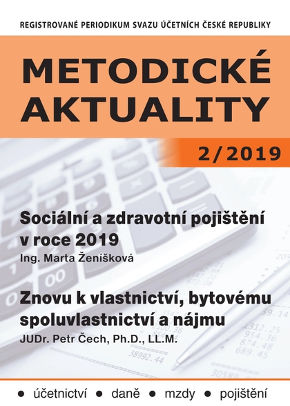 E-magazín Metodické aktuality Svazu účetních 2/2019 - Svaz účetních České republiky, z. s.