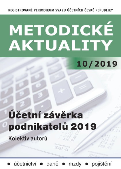 E-magazín Metodické aktuality Svazu účetních 10/2019 - Svaz účetních České republiky, z. s.