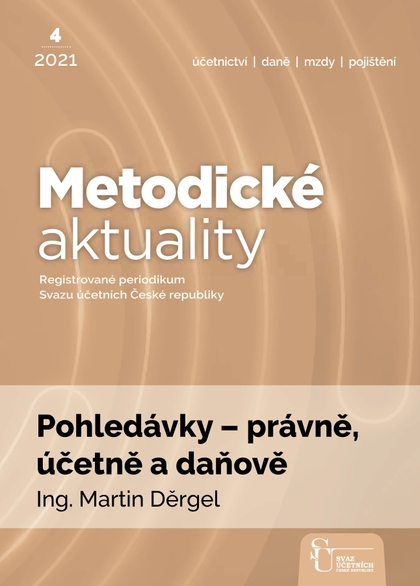 E-magazín Metodické aktuality Svazu účetních 4/2021 - Svaz účetních České republiky, z. s.