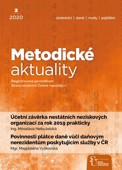 E-magazín Metodické aktuality Svazu účetních 2/2020 - Svaz účetních České republiky, z. s.