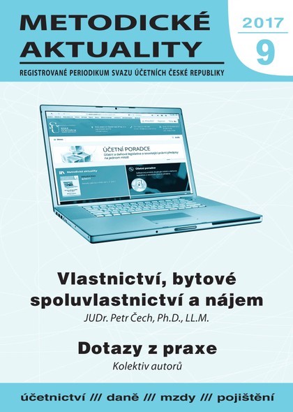 E-magazín Metodické aktuality Svazu účetních 9/2017 - Svaz účetních České republiky, z. s.