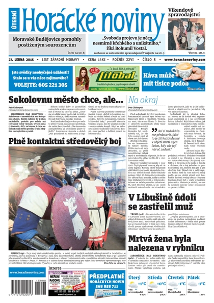 E-magazín Horácké Noviny úterý 27. ledna 2015 zdarma - Horácké noviny