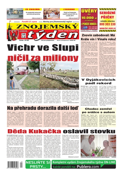 E-magazín Znojemský týden Znojemský týden 35 - 2012 - Znojemský týden