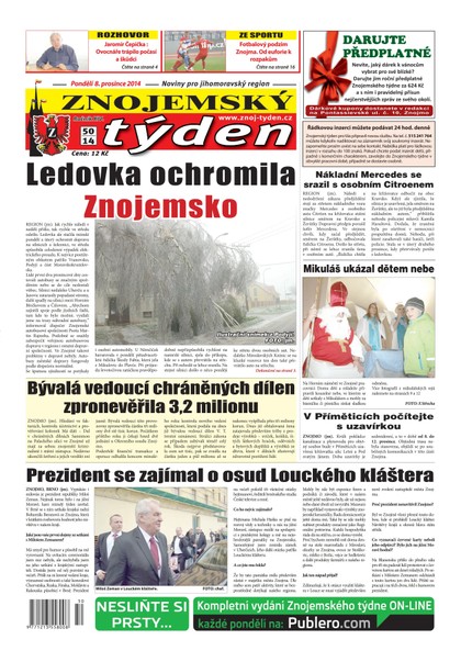 E-magazín Znojemský týden Znojemský týden č. 50 / 2014 - Znojemský týden