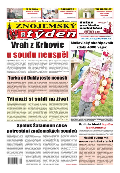 E-magazín Znojemský týden Znojemský týden č. 15 / 2014 - Znojemský týden