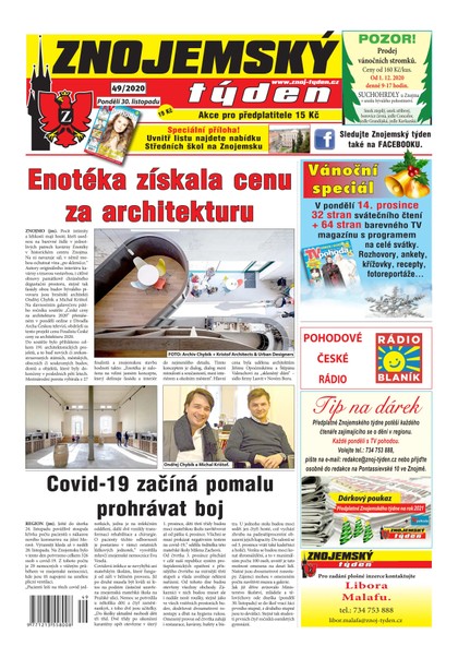 E-magazín Znojemský týden Znojemský týden 49/2020 - Znojemský týden