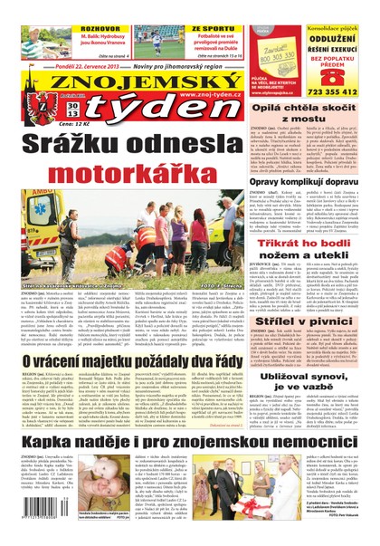 E-magazín Znojemský týden Znojemský týden 30 - 2013 - Znojemský týden