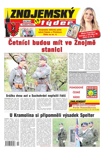 E-magazín Znojemský týden Znojemský týden 19/2019 - Znojemský týden