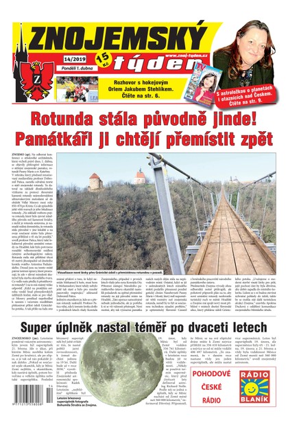 E-magazín Znojemský týden Znojemský týden 14/2019 - Znojemský týden
