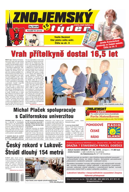 E-magazín Znojemský týden Znojemský týden 24/2019 - Znojemský týden