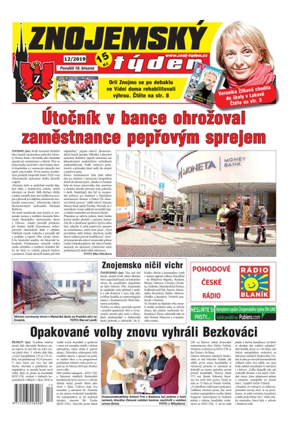 E-magazín Znojemský týden Znojemský týden 12/2019 - Znojemský týden