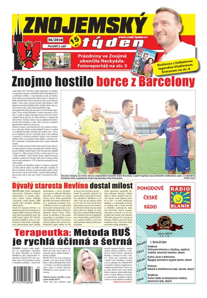 E-magazín Znojemský týden Znojemský týden 36/2018 - Znojemský týden