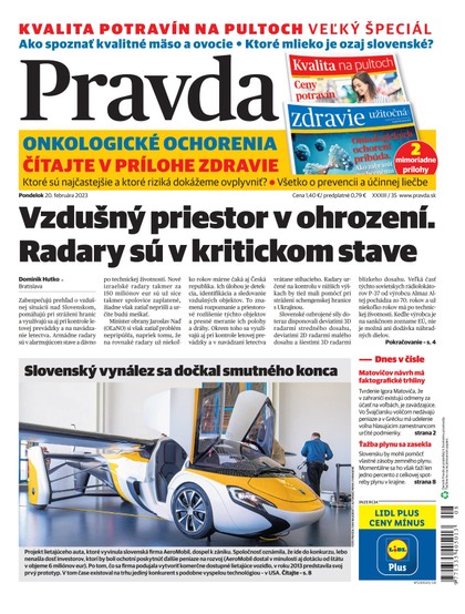 E-magazín Denník Pravda 20. 2. 2023 - OUR MEDIA SR a. s.