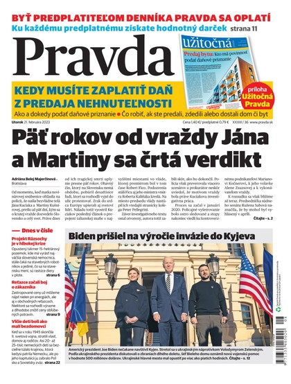 E-magazín Denník Pravda 21. 2. 2023 - OUR MEDIA SR a. s.