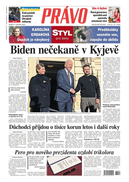E-magazín Deník Právo - 21.2.2023 - Borgis, a.s.