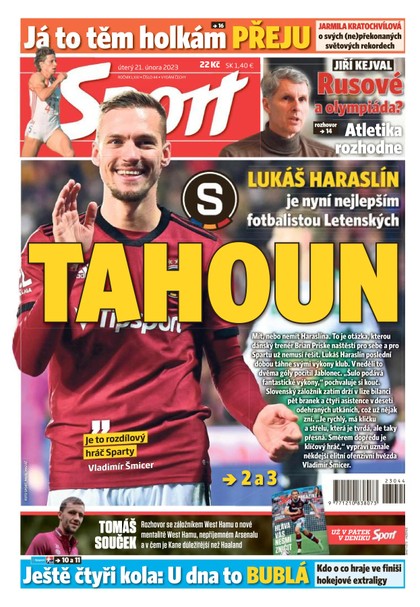 E-magazín Sport - 21.2.2023 - CZECH NEWS CENTER a. s.