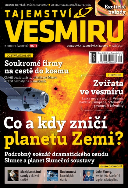 E-magazín Tajemství Vesmíru 9/2017 - Extra Publishing, s. r. o.