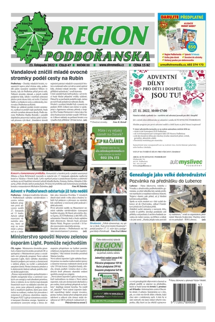 E-magazín Region Podbořanska 47/2022 - Ohře Media