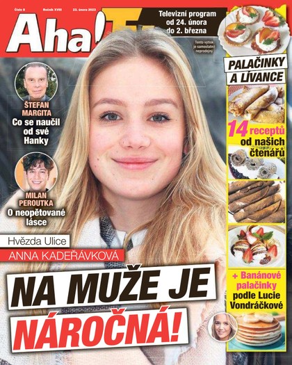 E-magazín AHA! Tv - 23.2.2023 - CZECH NEWS CENTER a. s.