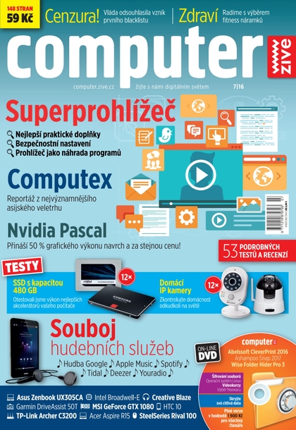 E-magazín COMPUTER 7/2016 - CZECH NEWS CENTER a. s.