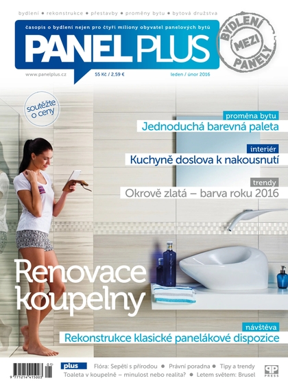 E-magazín Bydlení mezi Panely PANEL PLUS 1/2016 - Panel Plus Press, s.r.o.
