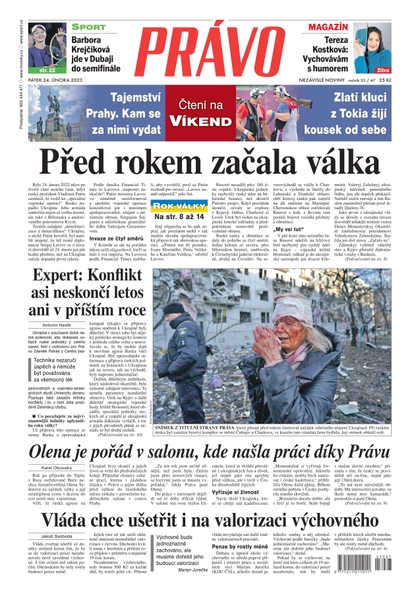 E-magazín Deník Právo - 24.2.2023 - Borgis, a.s.