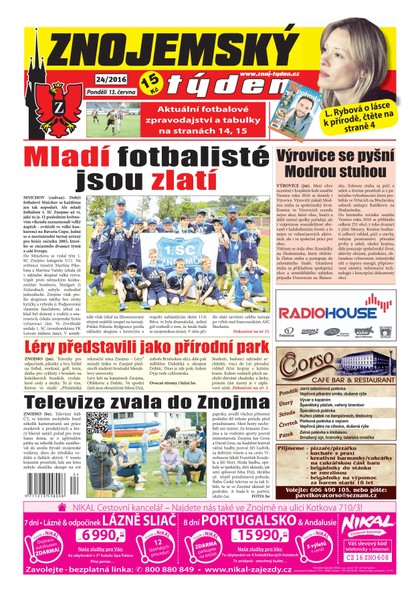 E-magazín Znojemský týden 24/2016 - Znojemský týden