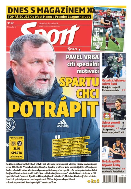 E-magazín Sport - 24.2.2023 - CZECH NEWS CENTER a. s.