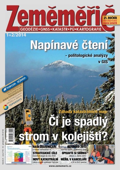 E-magazín Svazané časopisy Zeměměřič po ročnících Zeměměřič ročník 2014 - Klaudian