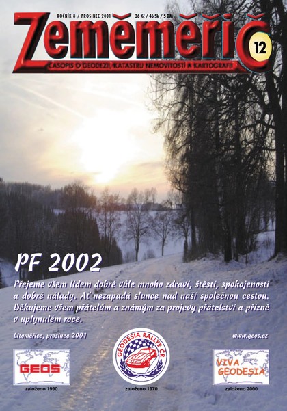 E-magazín Zeměměřič Zeměměřič 12/2001 - Klaudian
