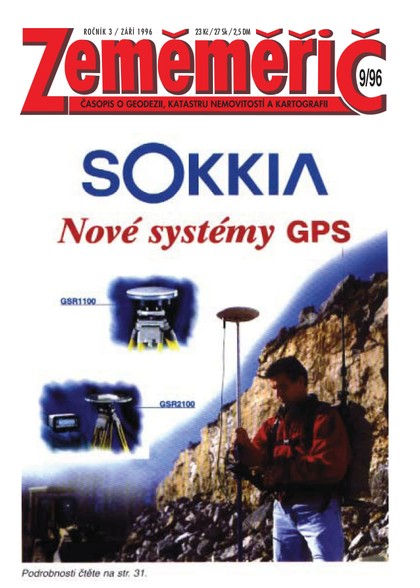 E-magazín Zeměměřič Zeměměřič 9/1996 - Klaudian