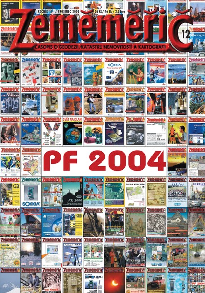 E-magazín Zeměměřič Zeměměřič 12/2003 - Klaudian