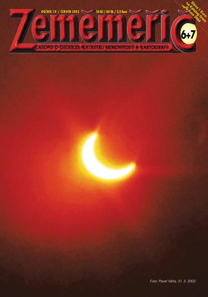 E-magazín Zeměměřič Zeměměřič 6+7/2003 - Klaudian
