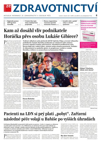 E-magazín Ze Zdravotnictví 8/2019 - A 11 s.r.o.