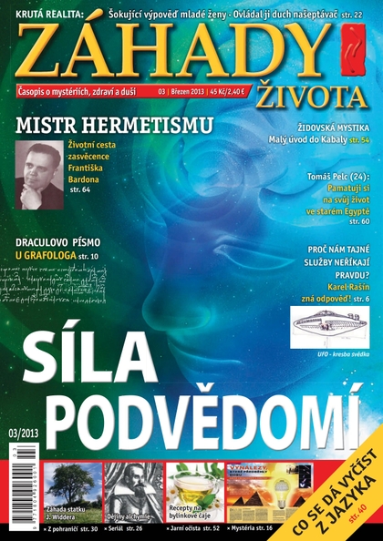 E-magazín Záhady života - 3/2013 - Záhady života