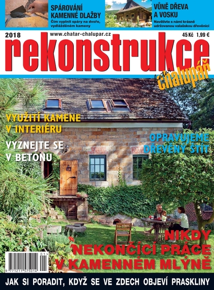 E-magazín Rekonstrukce chalup a chat - 2018 - Časopisy pro volný čas s. r. o.
