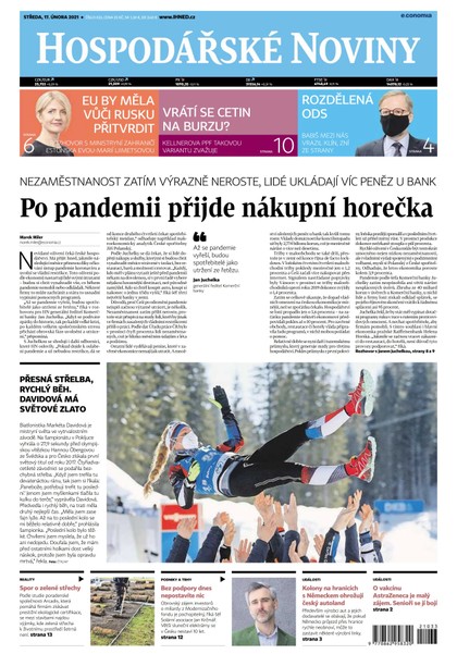 E-magazín Hospodářské noviny - 17.02.2021 - Economia, a.s.