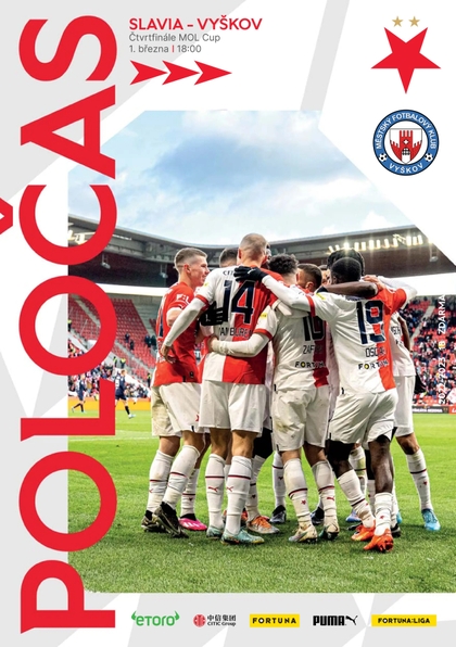 E-magazín Poločas 2022/23 č.18 Slavia - Vyškov - SK Slavia Praha
