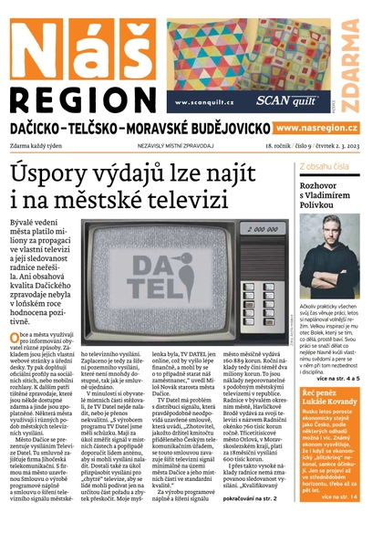 E-magazín Náš Region - Dačicko 9/2023 - A 11 s.r.o.