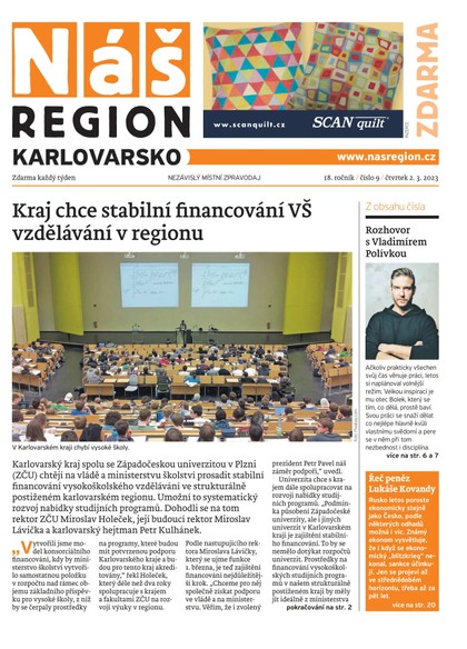 E-magazín Náš Region - Karlovarsko 9/2023 - A 11 s.r.o.