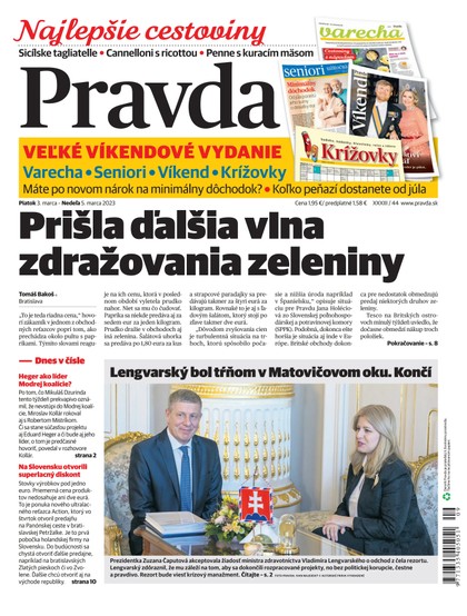 E-magazín Denník Pravda 3. 3. 2023 - OUR MEDIA SR a. s.