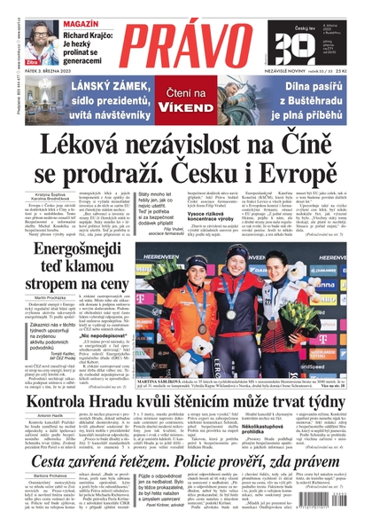 E-magazín Deník Právo - 3.3.2023 - Borgis, a.s.