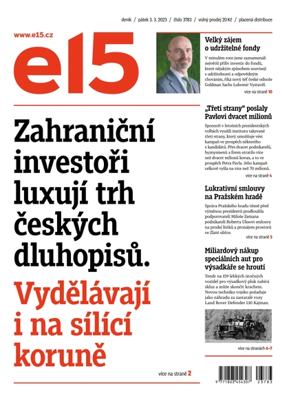 E-magazín E15 - 3.3.2023 - CZECH NEWS CENTER a. s.