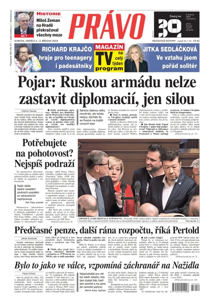 E-magazín Deník Právo - 4.3.2023 - Borgis, a.s.