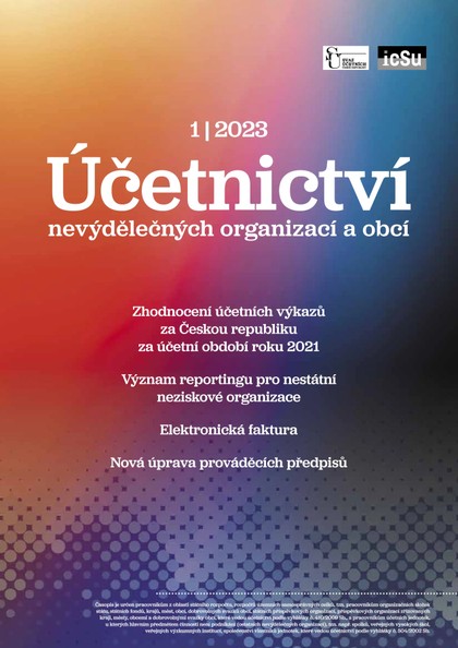 E-magazín Účetnictví nevýdělečných organizací a obcí č. 1/2023 - Svaz účetních České republiky, z. s.